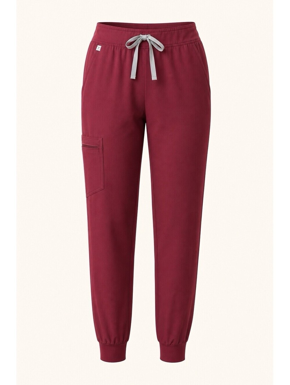 FIGS Techinal Collection Women’s Burgundy Jogger Pants Scrub Pants Medical Sz M